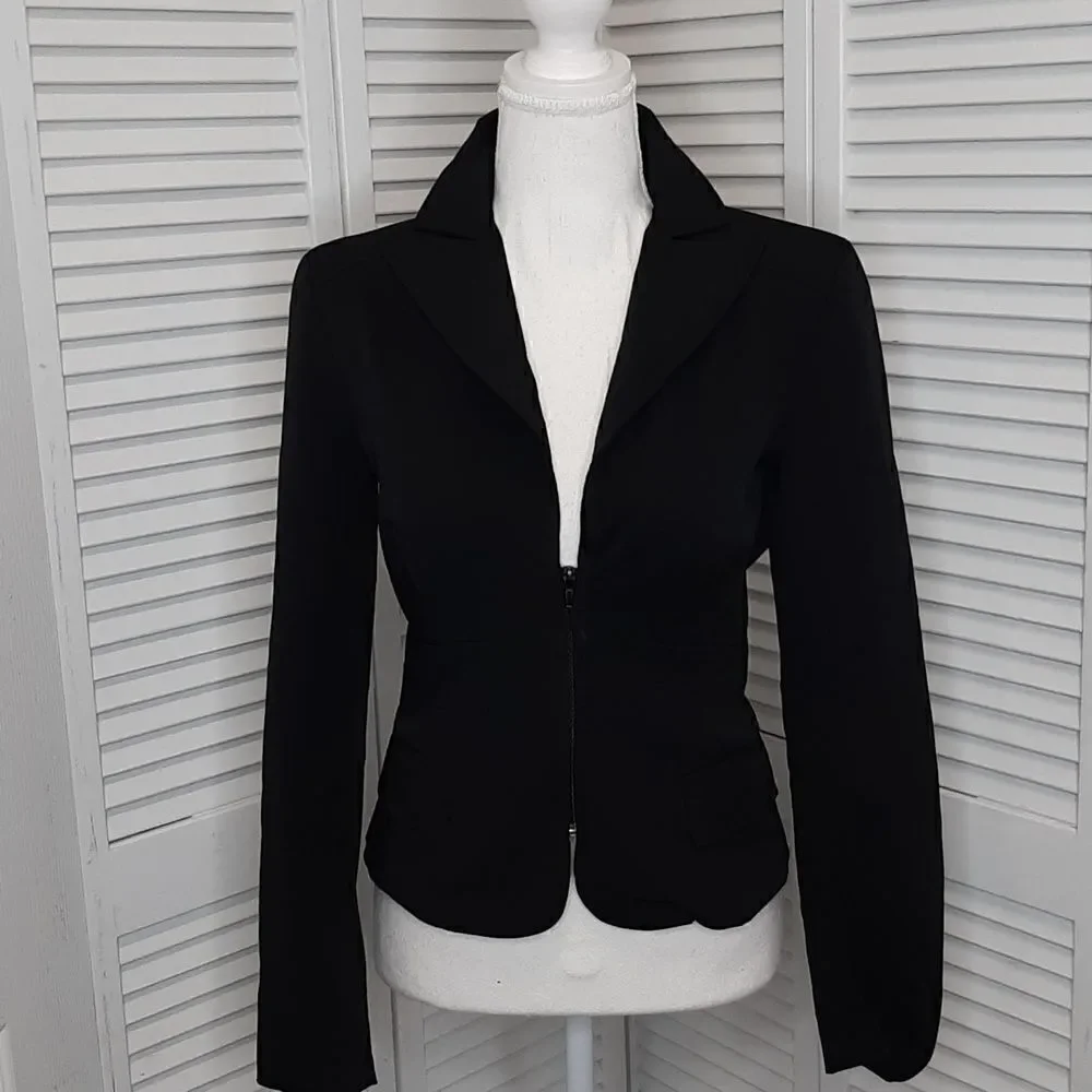 Morrissey Y? Black Zip Front Jacket